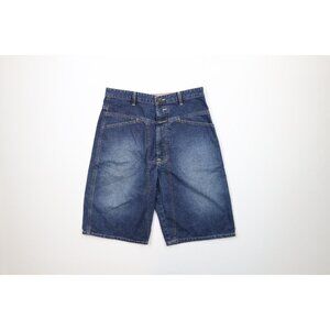 Vintage 90s Marithe Francois Girbaud Mens 32 Spell Out Baggy Denim Jean Shorts